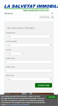 Mobile Screenshot of lasalvetat-immo.com